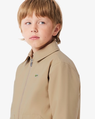 Boys' Water-Repellent Twill Harrington Jacket