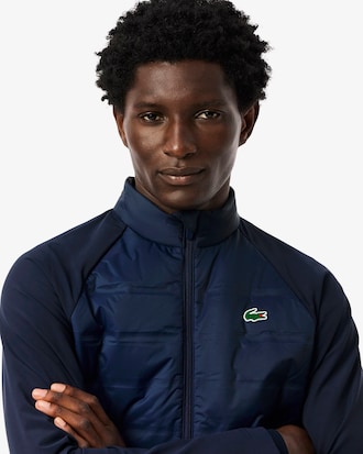 Men's High-Neck Quilted Golf Jacket