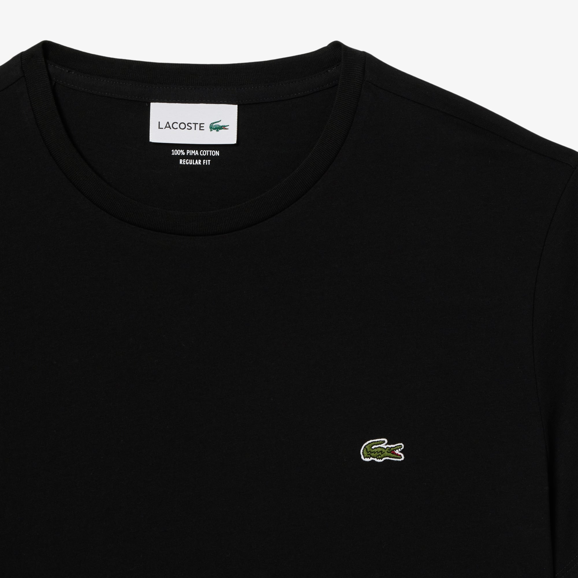 Tシャツ・カットソー LACOSTE Men T Shirts TH6709 031 Black LACOSTE - TH6709 Men's Black Tee