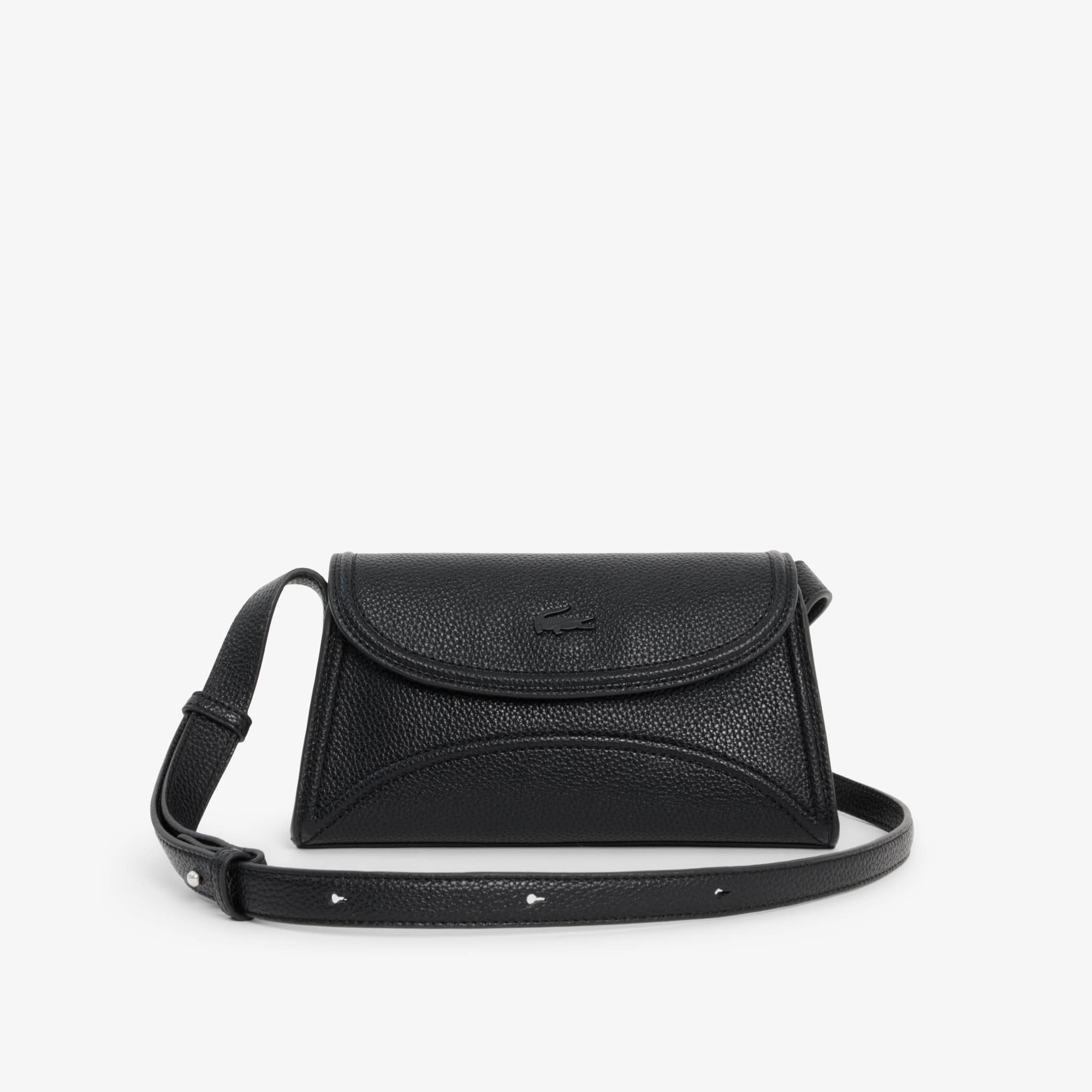 Lacoste Everyday Club Flap Close Shoulder Bag - One Size In Black