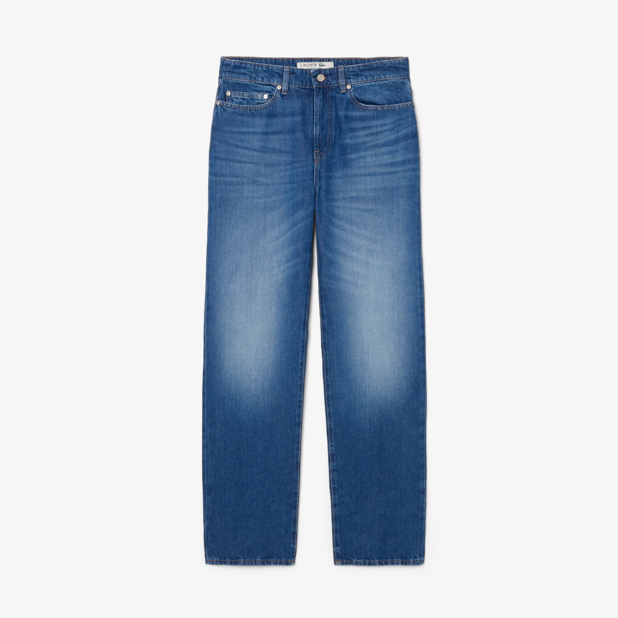 Men's 5-Pocket Straight Cut Indigo Jeans