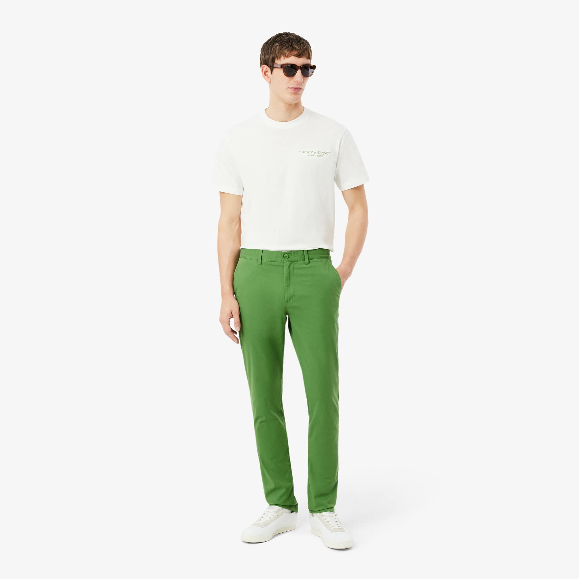 Slim Fit Stretch Twill Chino Pants - Pants & Sweatpants - New In