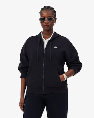Women's Zip-Up Piqu&eacute; Hoodie