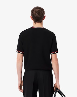 Men's Classic Fit Striped Knit T-Shirt