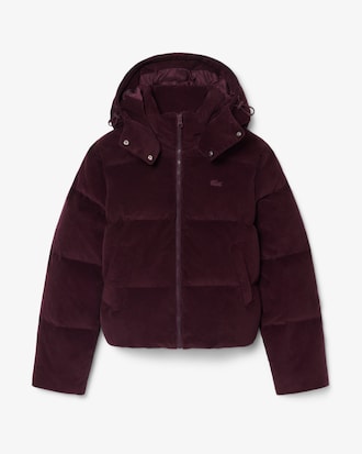 Relaxed Fit Corduroy Down Jacket
