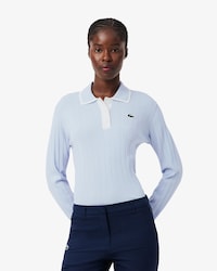 Women's Polo Collar Stretch Golf Sweater