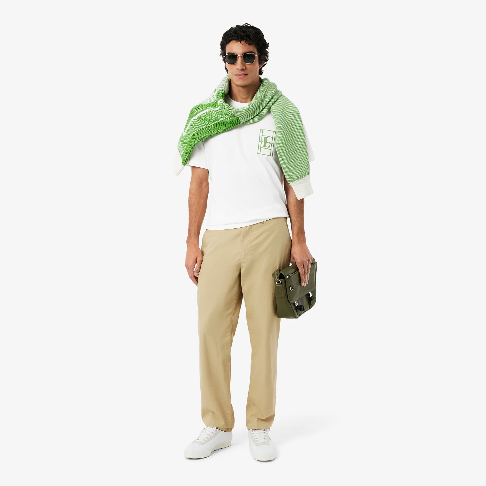 Playera Gruesa Bordada - undefined - Novedades 2026 | Lacoste