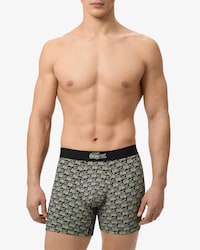 Men's Printed Stretch Cotton Boxer Briefs