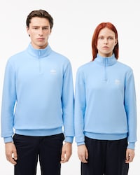 Unisex High-Neck Zip-Up Sweatshirt