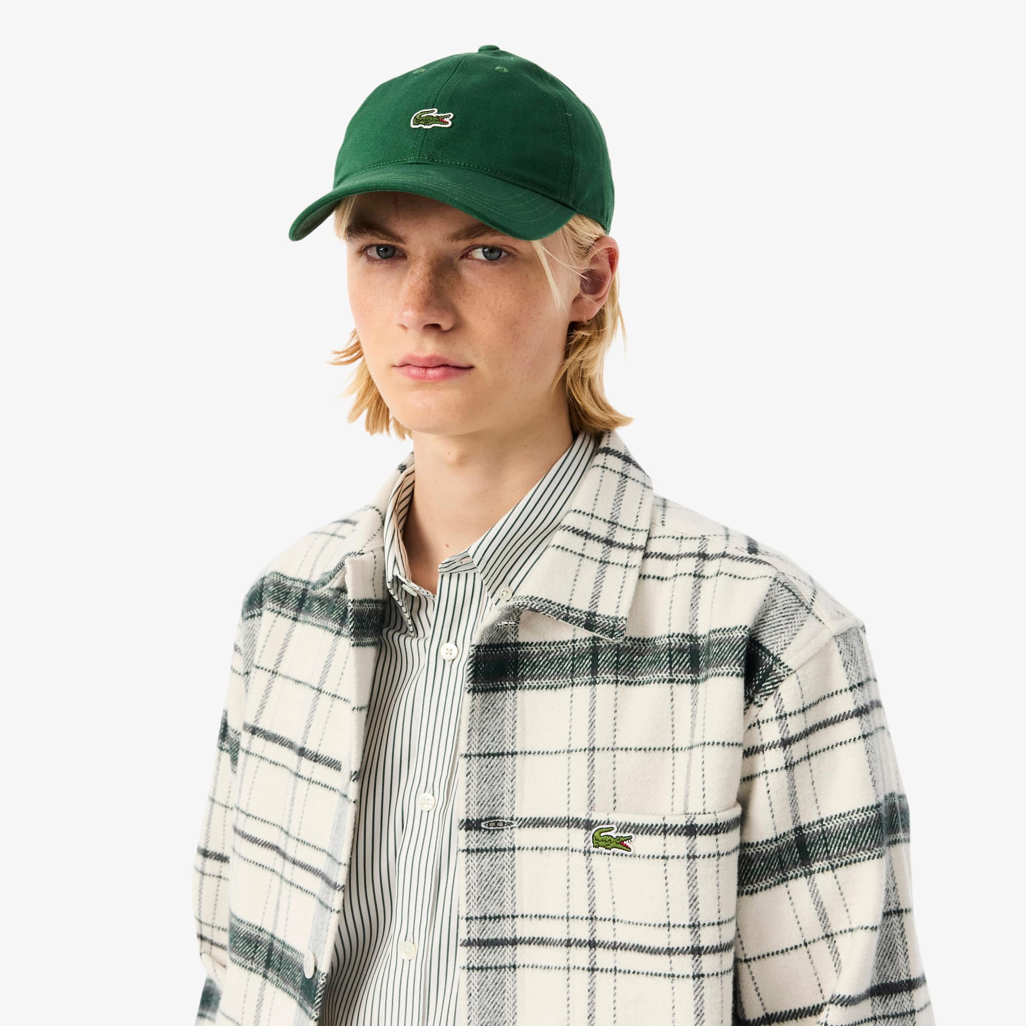 Men's Cotton Plaid Overshirt - Button Down Shirts - New In 2026