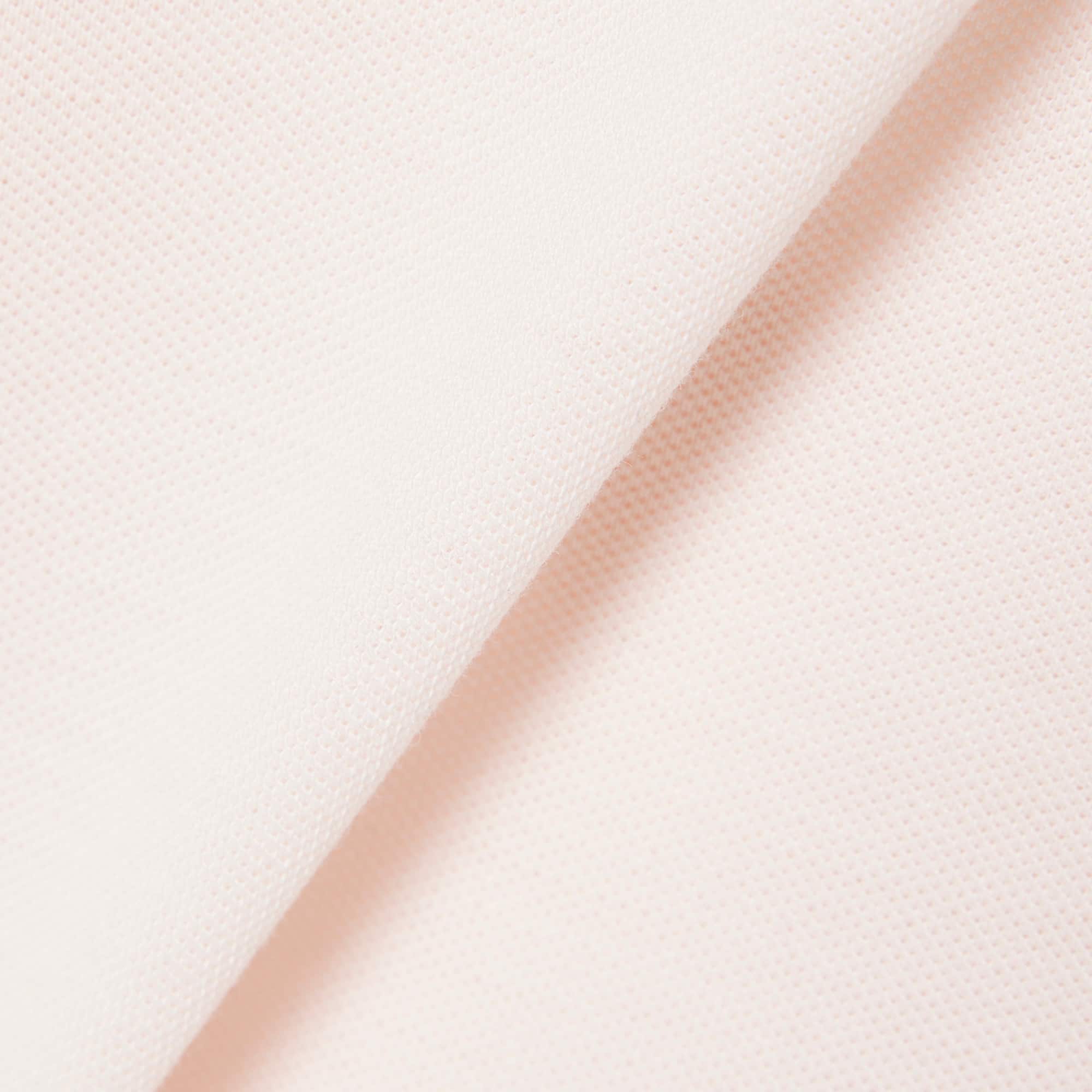Relaxed Fit Scallop Trim Fluid Piqué Polo Shirt