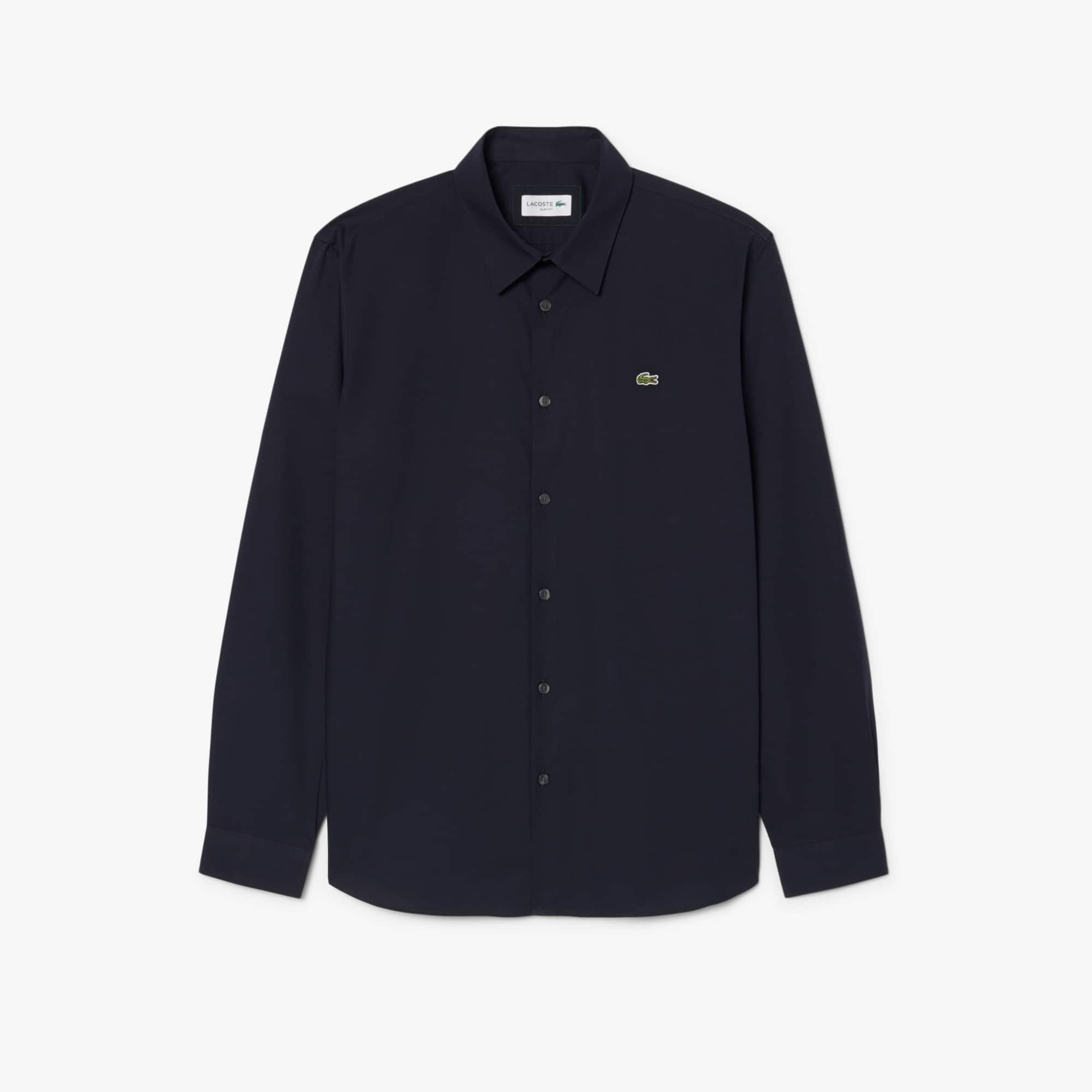 Men's Slim Fit Stretch Poplin Shirt
