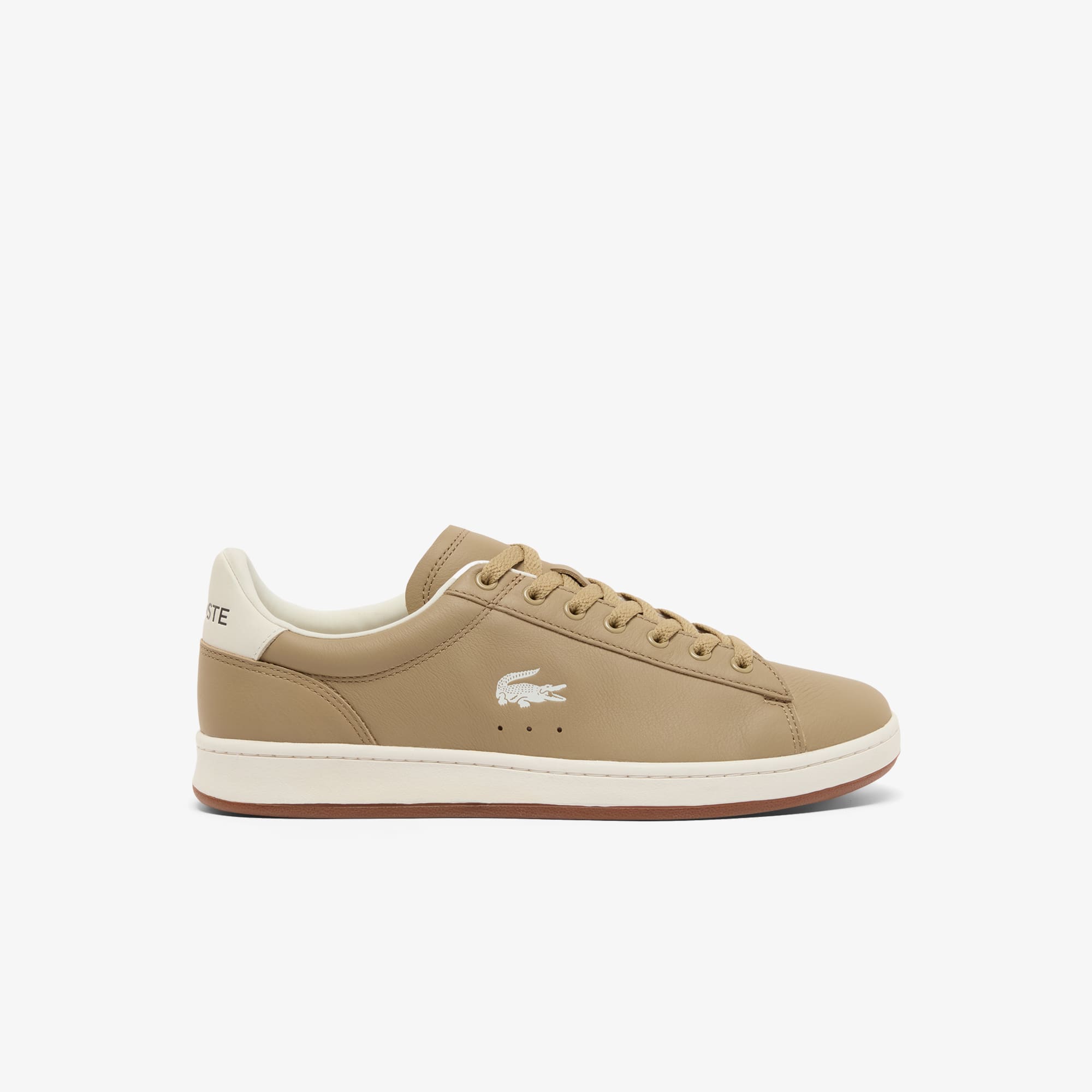 Lacoste Men's Carnaby Set Leather Sneakers - 8.5 In Brown