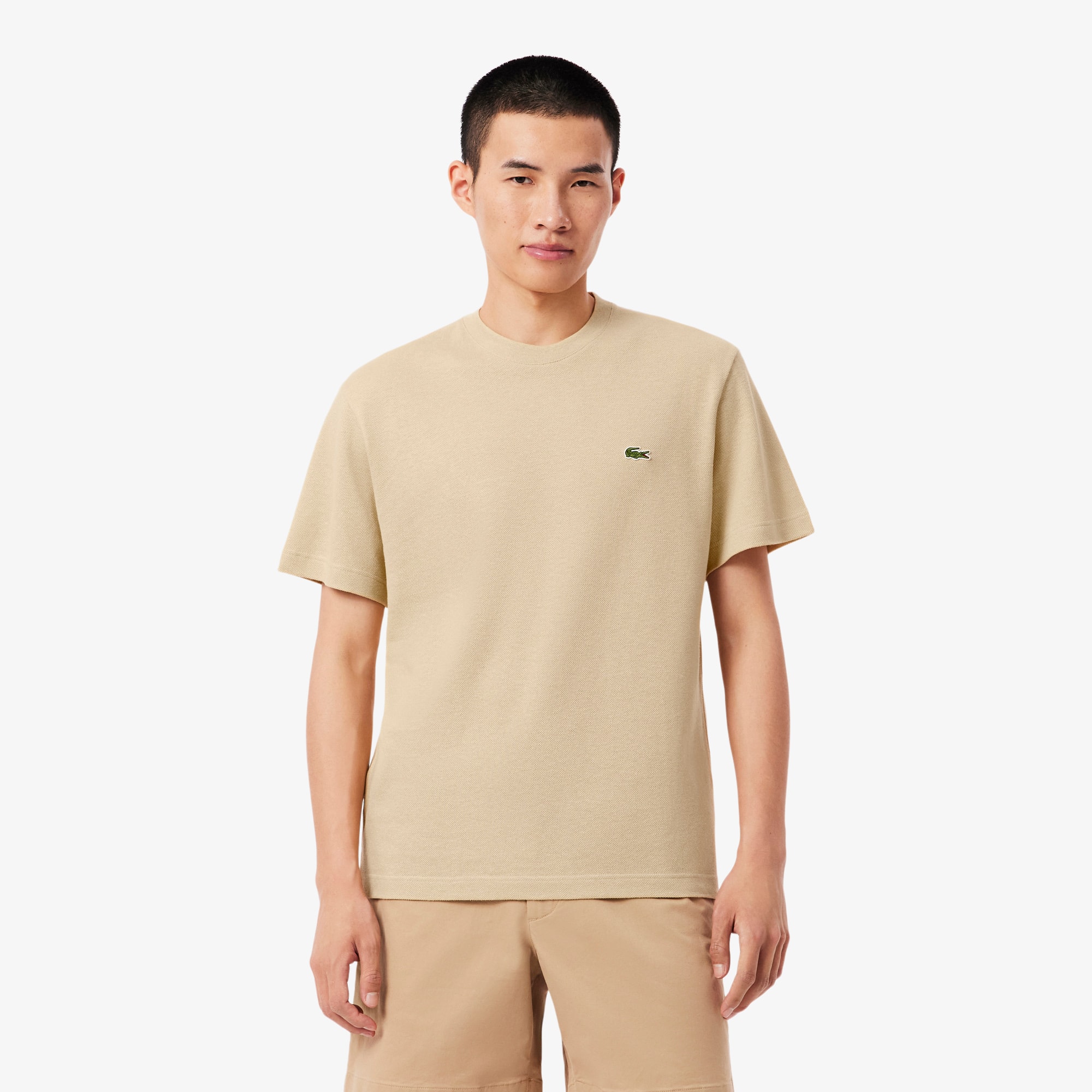 Heavy Cotton and Linen Piqué T-Shirt - All Men's Clothing - New In