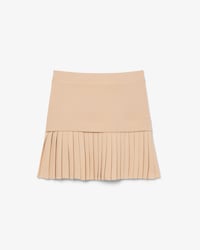 Pleated Cotton Skirt