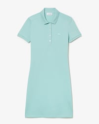 Women's Slim Fit Stretch Mini Piqué Polo Dress