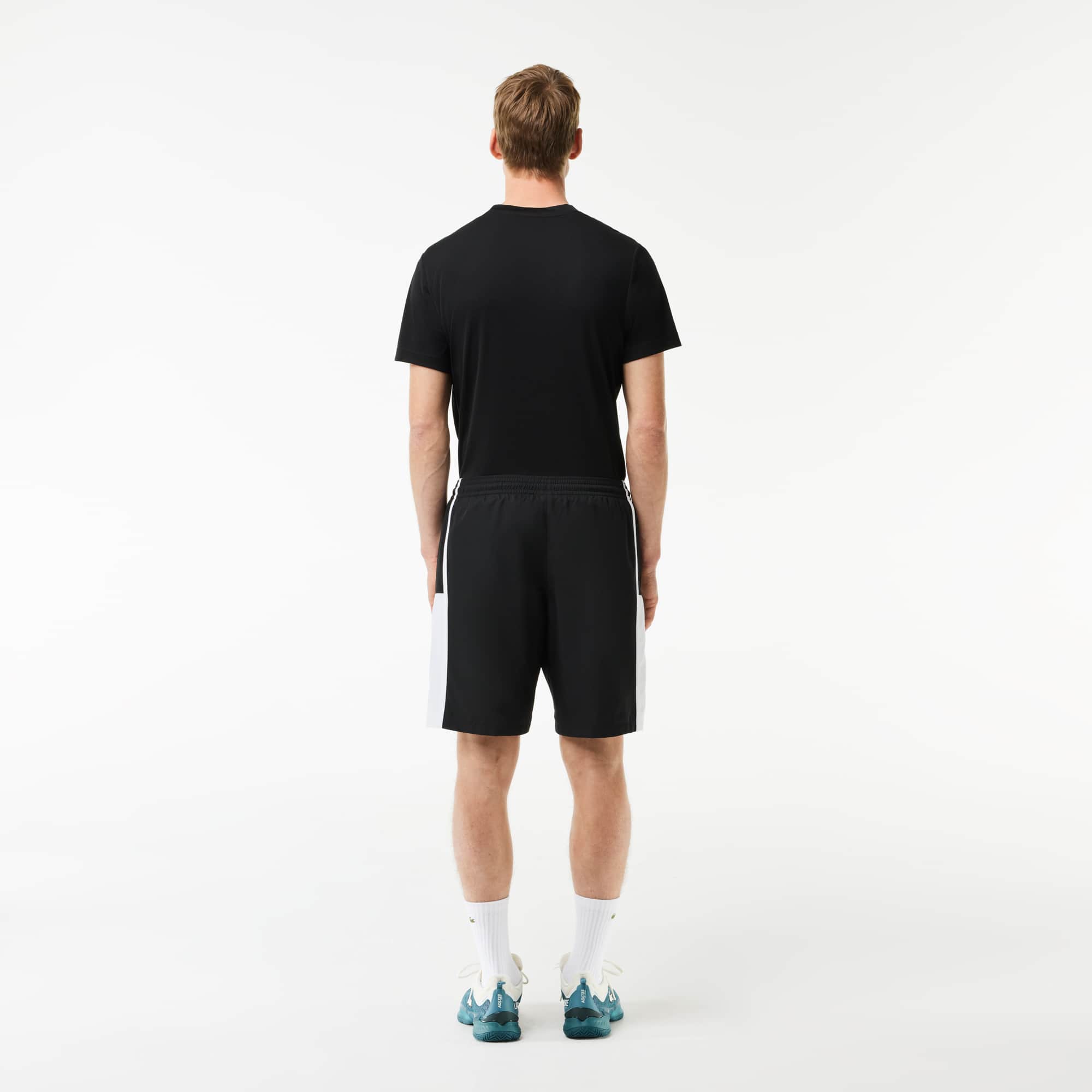 Men's Lightweight Colorblock Stripe Tennis Shorts - Shorts