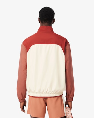 Men's Water-Repellent Colorblock Track Jacket