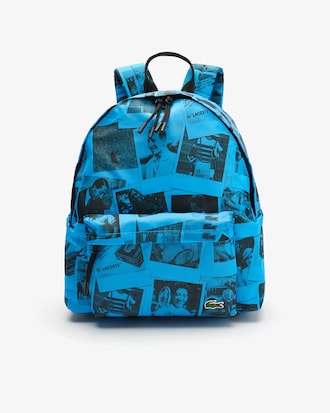 Polaroid Printed Canvas Backpack
