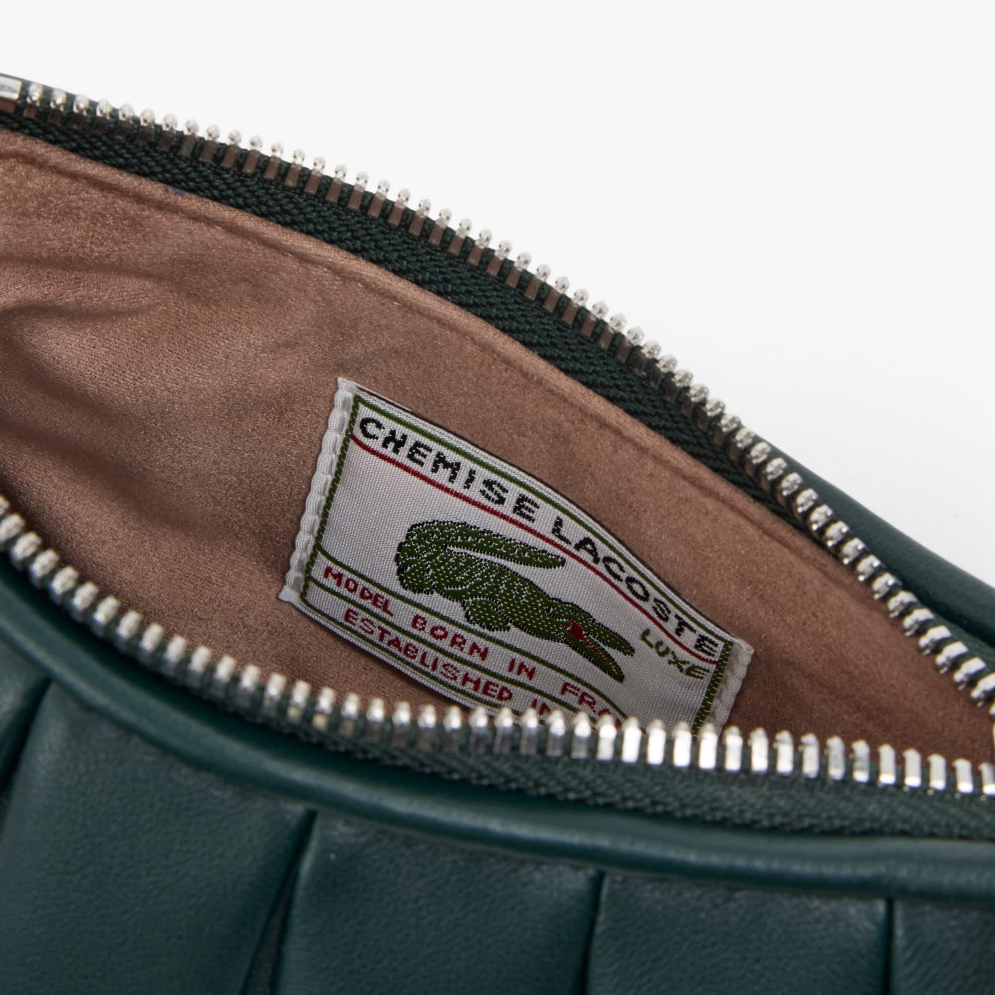 Runway Mini Lenglen Striped Leather Bag - Bags - New In 2026 | Lacoste