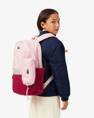 Unisex 3-Pocket Backpack with Pencil Case