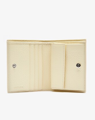 Cartera Croco Crew con broche en piel granulada para mujer