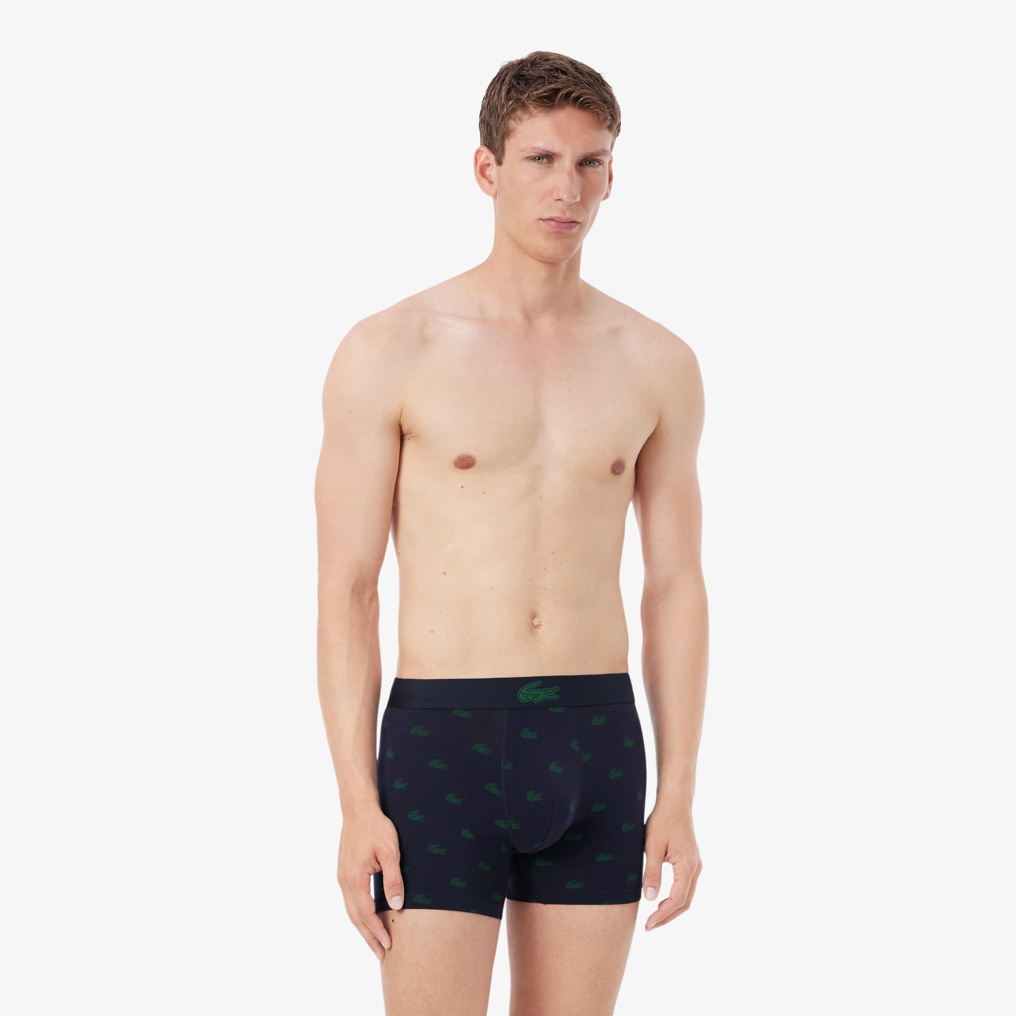 3-Pack Stretch Cotton Print Boxers