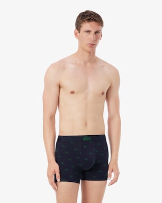 3-Pack Stretch Cotton Print Boxers