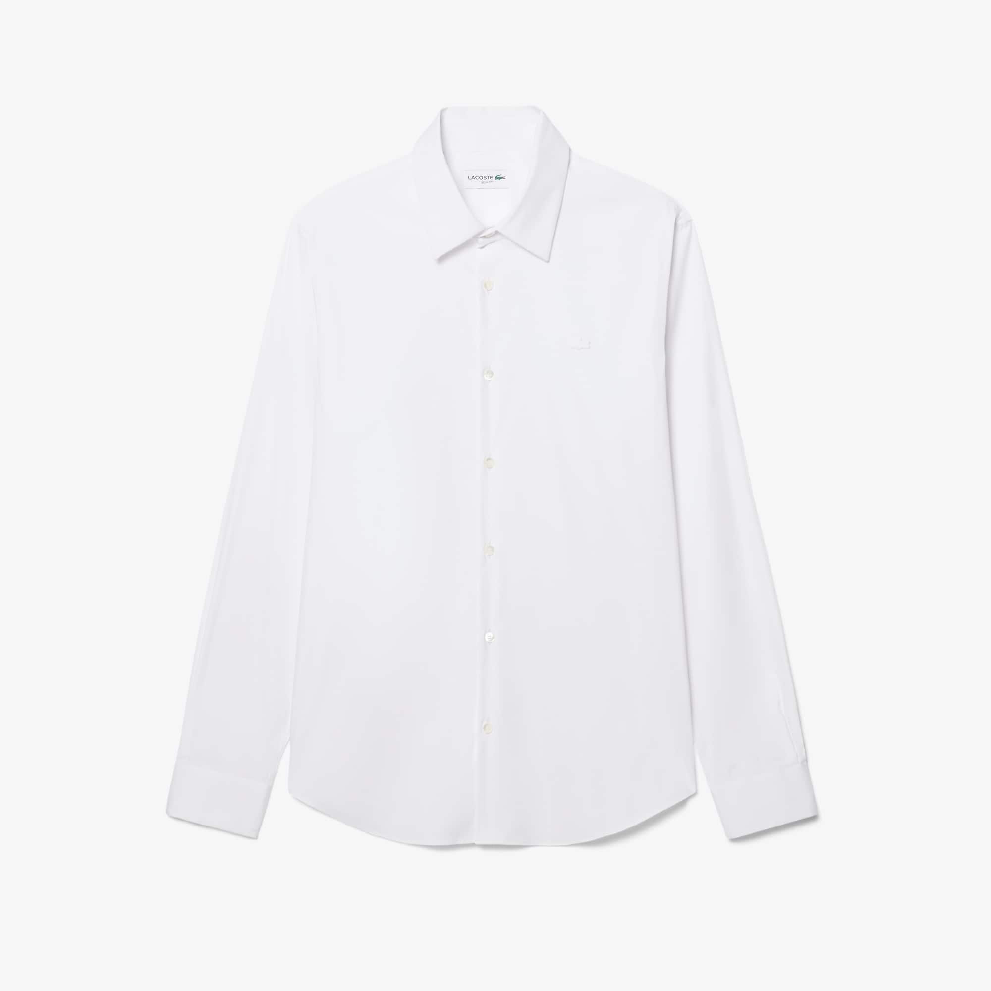 Slim Fit Stretch Poplin Shirt