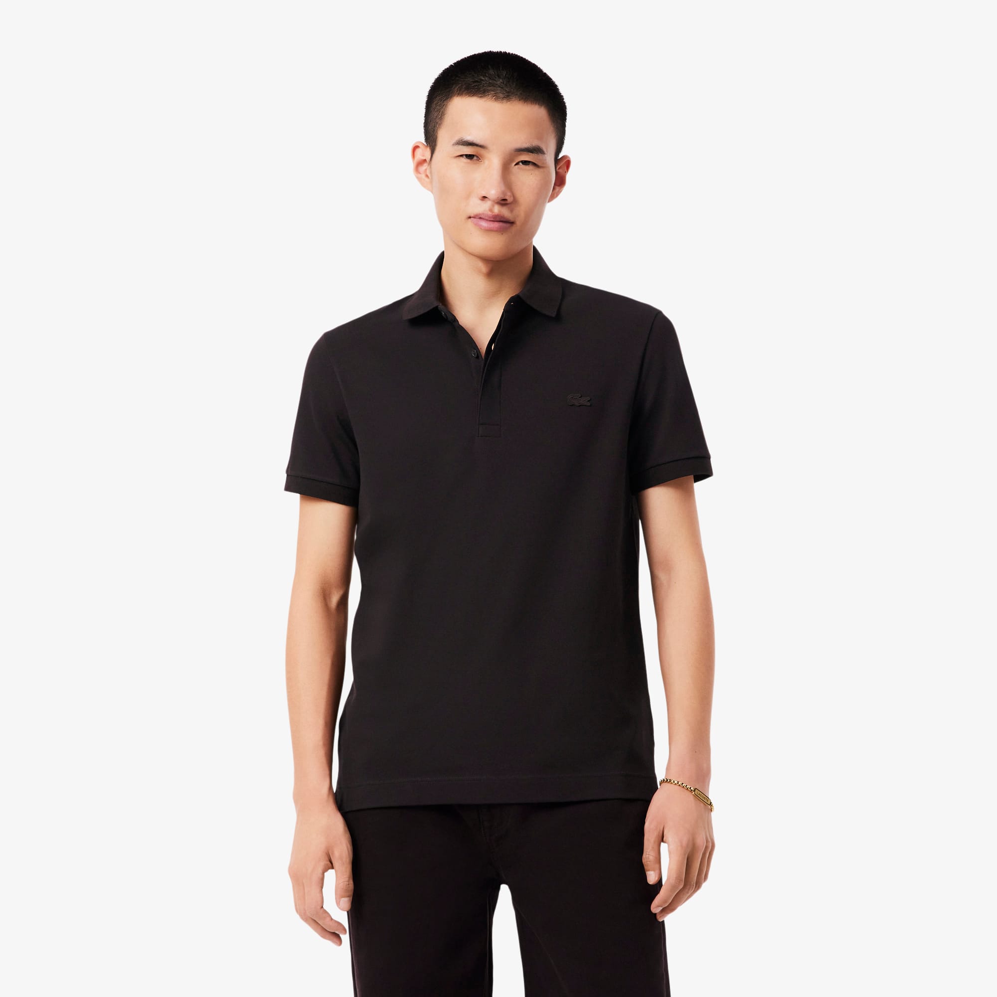 Lacoste Men's Regular Fit Paris Stretch Piqué Polo