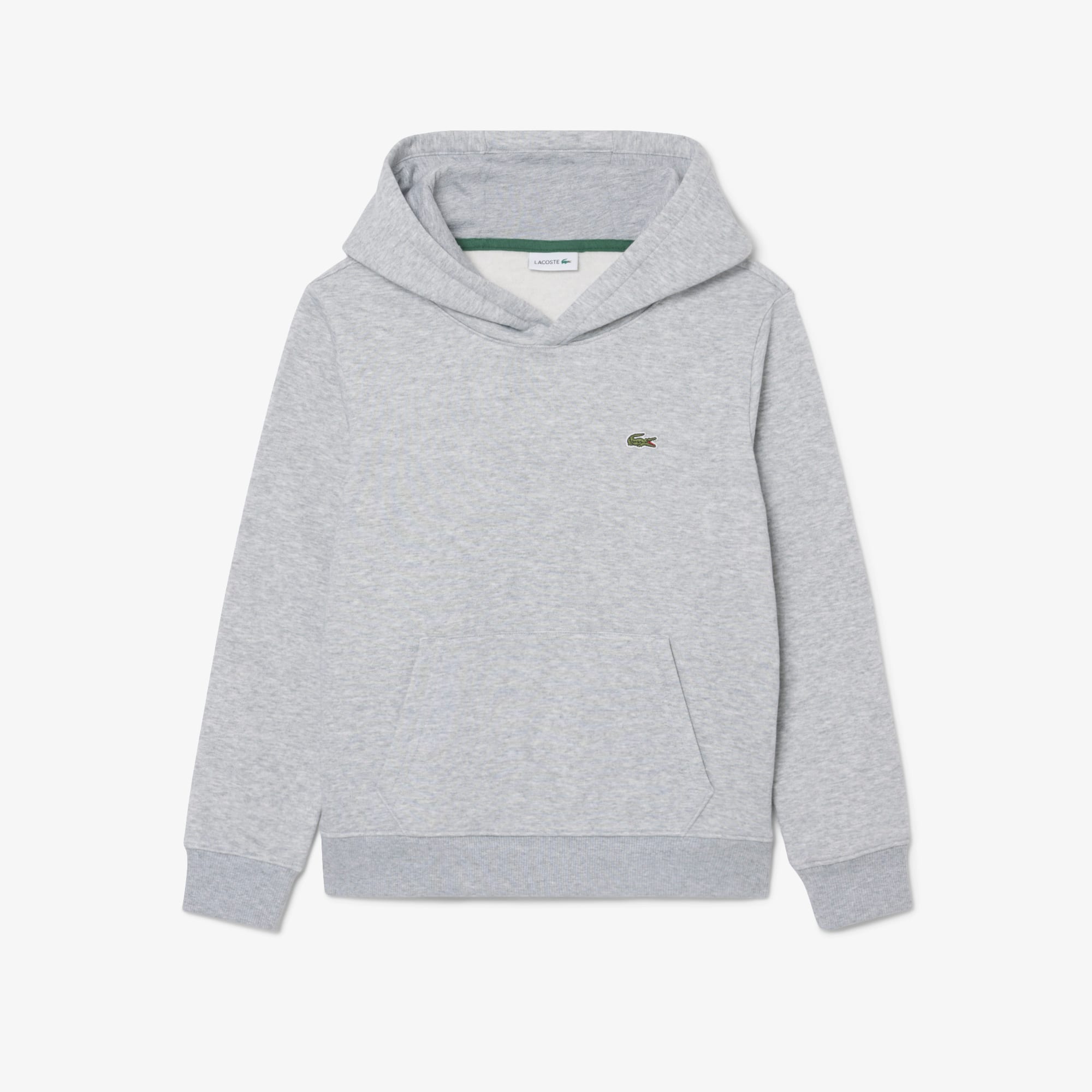 Lacoste Unisex Fleece Hoodie - 16 Years In Gray