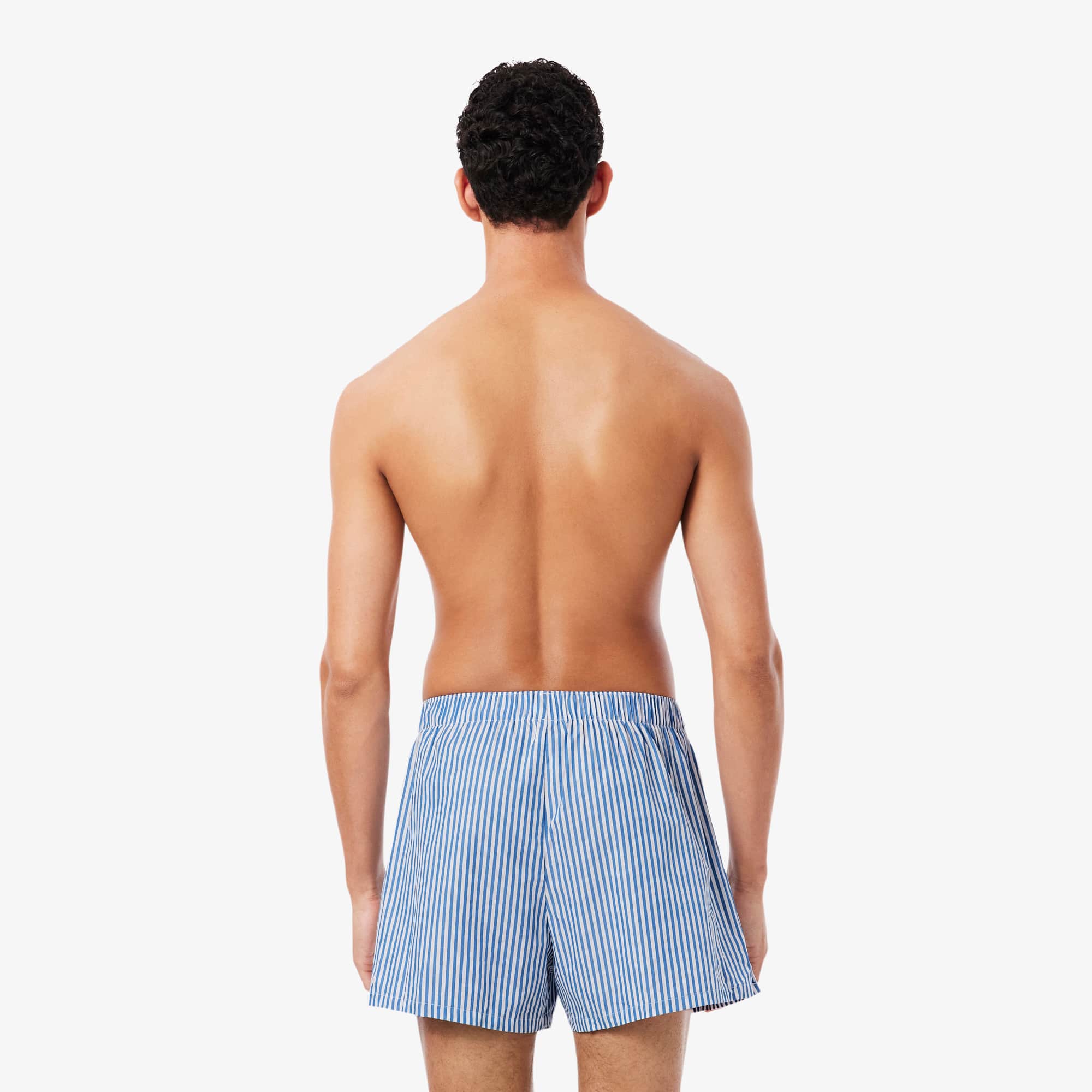 3-Pack Striped Cotton Poplin Boxers