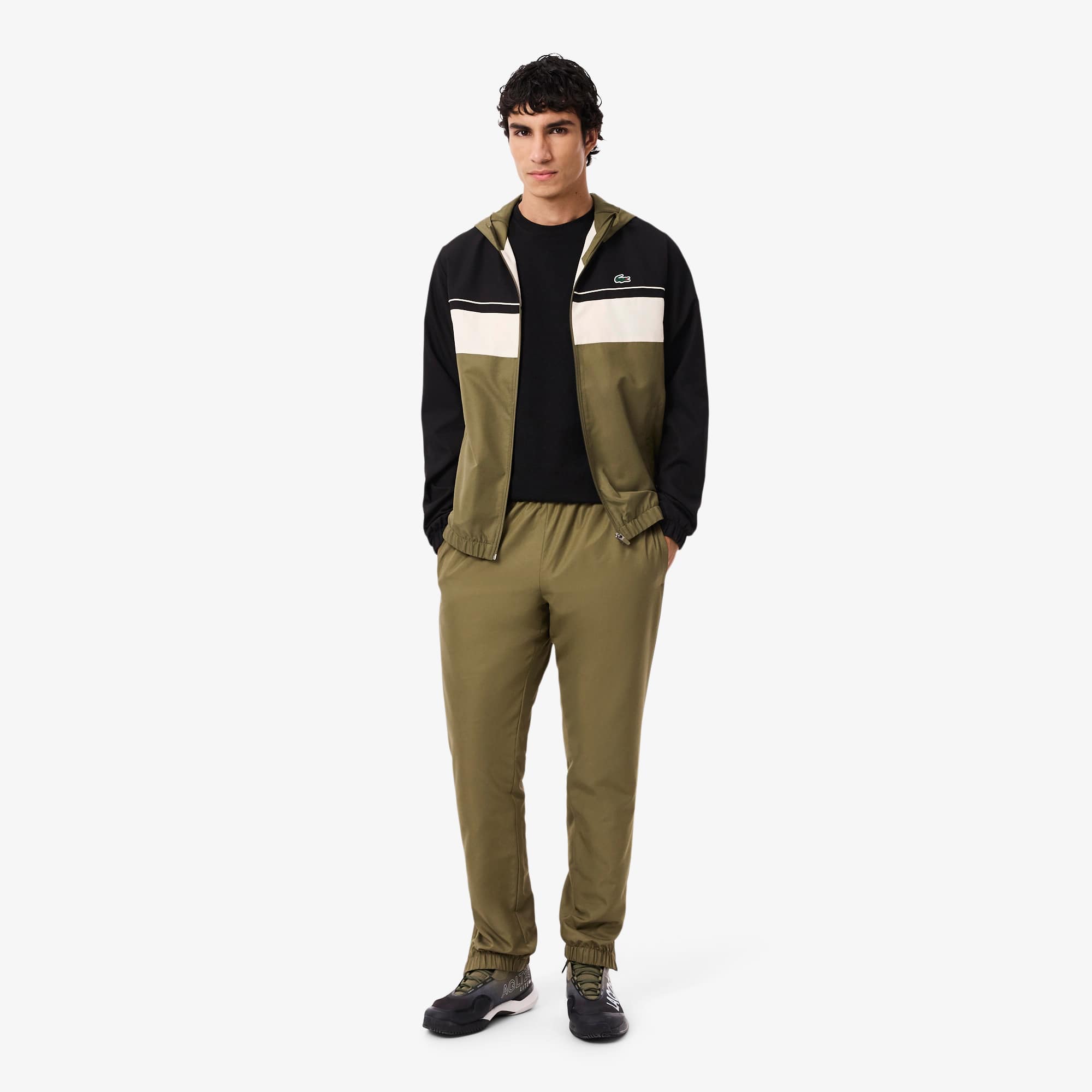 Lacoste Men's Sport Sweatsuit - Xxl - 7 In Green
