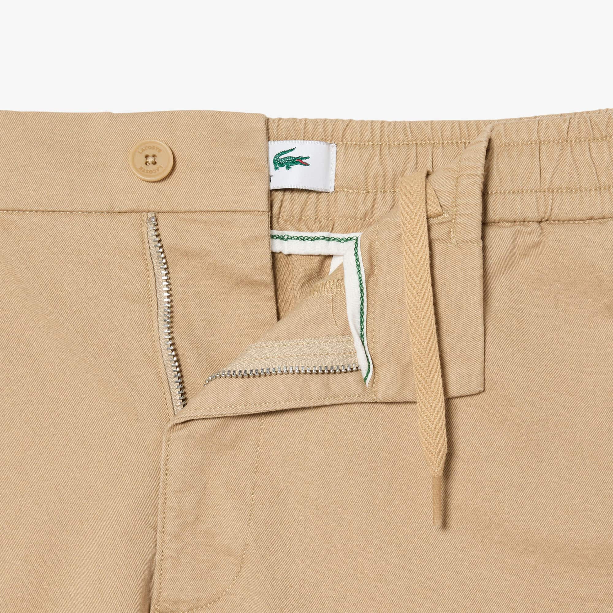 Regular Fit Stretch Cotton Shorts