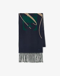 Jacquard Wool Scarf