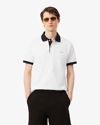 Classic Fit Contrast Rib Polo