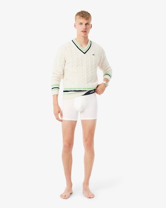 Pack De 5 Boxers Con Cintura De Marca Para Hombre