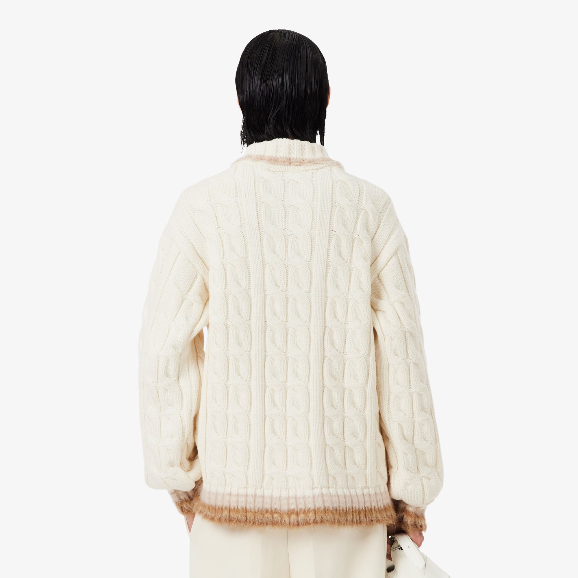 【新品】25ss h beauty&youth cotton polo knit L 新品同様 25ss H BEAUTY&YOUTH ツイストコットン タイダイ クルー