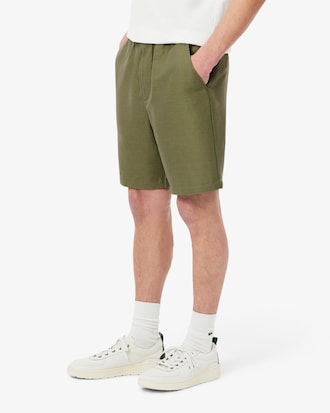 Men's Regular Fit Wool Blend Shorts