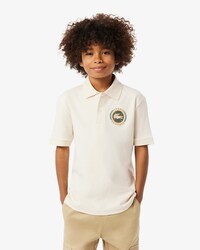 Polo De Interlock Con Badge Lacoste