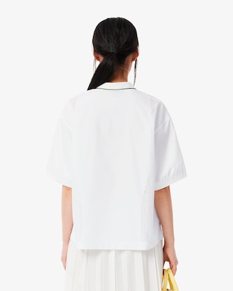 Polo Oversized De Tejido T&eacute;cnico Para Mujer