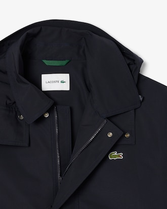 Men's Mid-Length Water-Repellent Hooded Parka