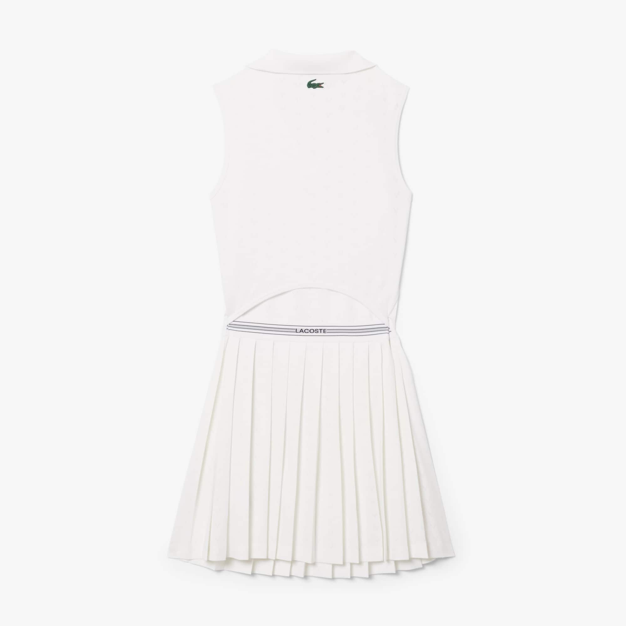 strapless open back dress Mitrika Peach Cotton Tiered A-Line Fit & Flare Midi Dress main image 1