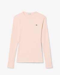 Women's Slim Fit Ribbed Cotton T-Shirt