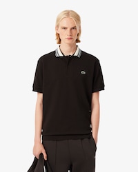 Men's Made In France Classic Fit Stripe Collar Polo