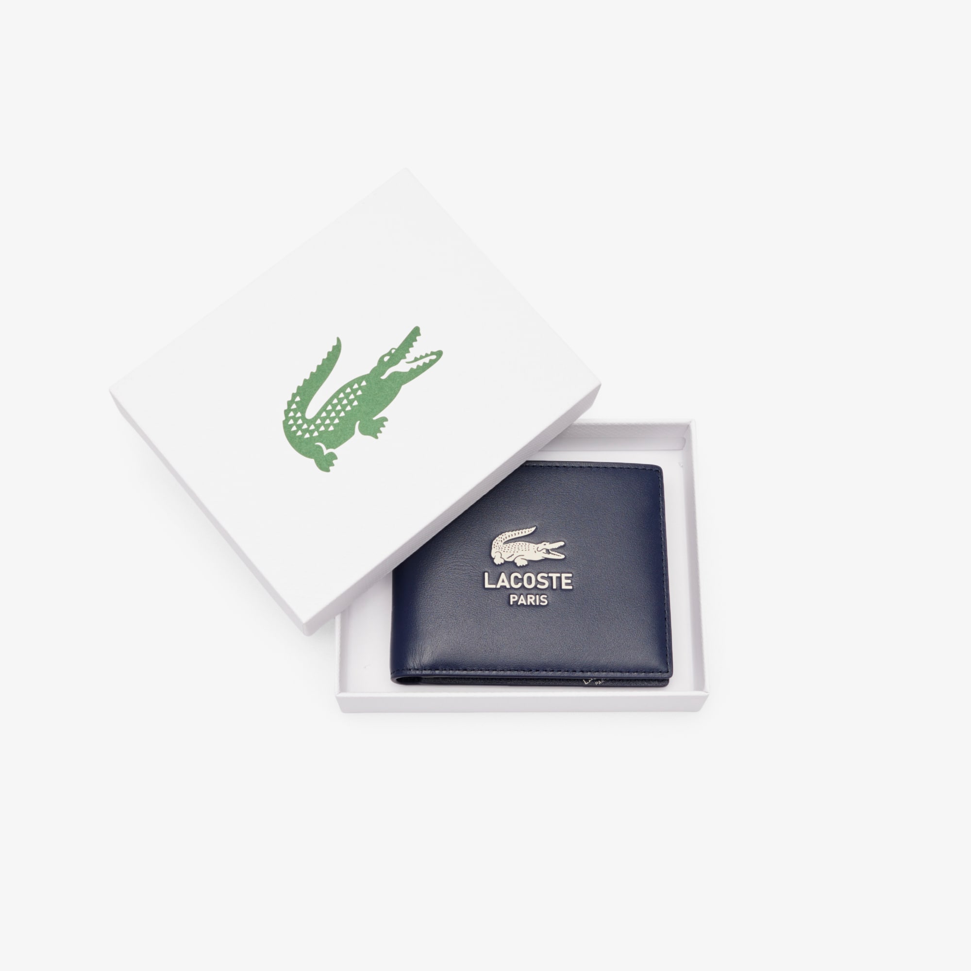 LACOSTE 財布 Small FG Printed Leather Coin Purse - Bags - New In 2025
