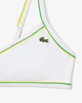 Top de ba&ntilde;o con detalles ribeteados para mujer