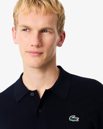 Men's Polo Collar Stretch Golf Sweater