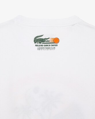 Playera estampada Lacoste SPORT Miami Open Unisex