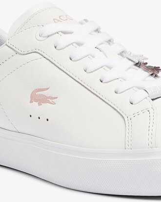 Women's Powercourt Leather Iridescent Detail Sneakers